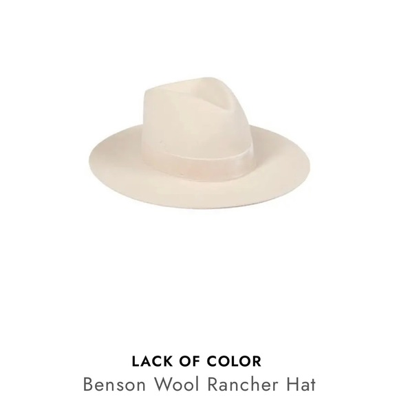 NWT Lack of Color Benson Rancher Beige Wool Velvet Band Size M - Picture 10 of 16